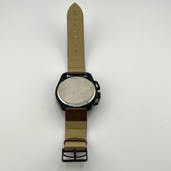 Signum Suisse Men’s Brown Faux Leather Chrono Analog Watch - Picture 3 of 7